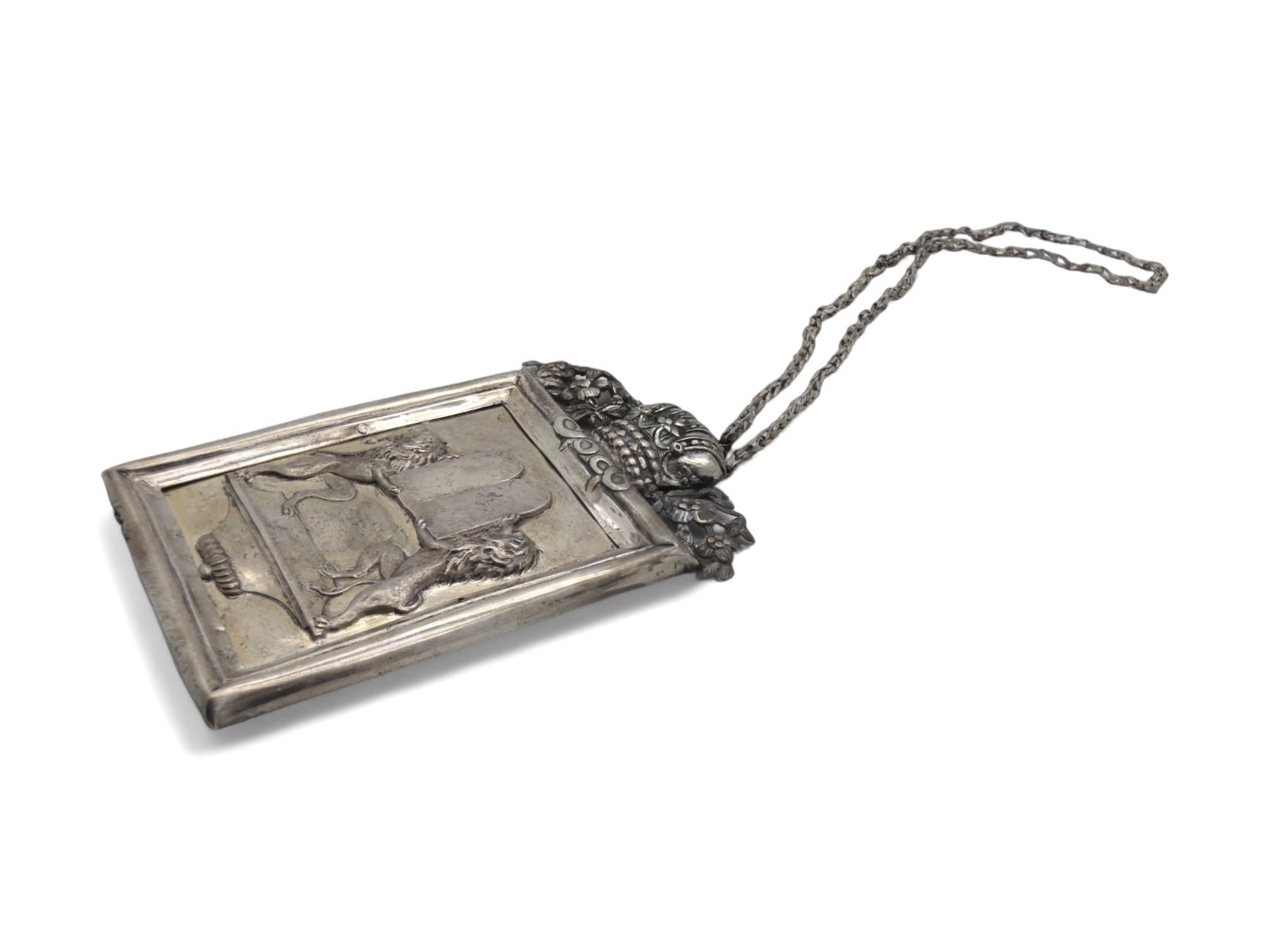 Ungherese Scudo della Torah in argento ungherese, Pressburg, XVIII secolo in vendita