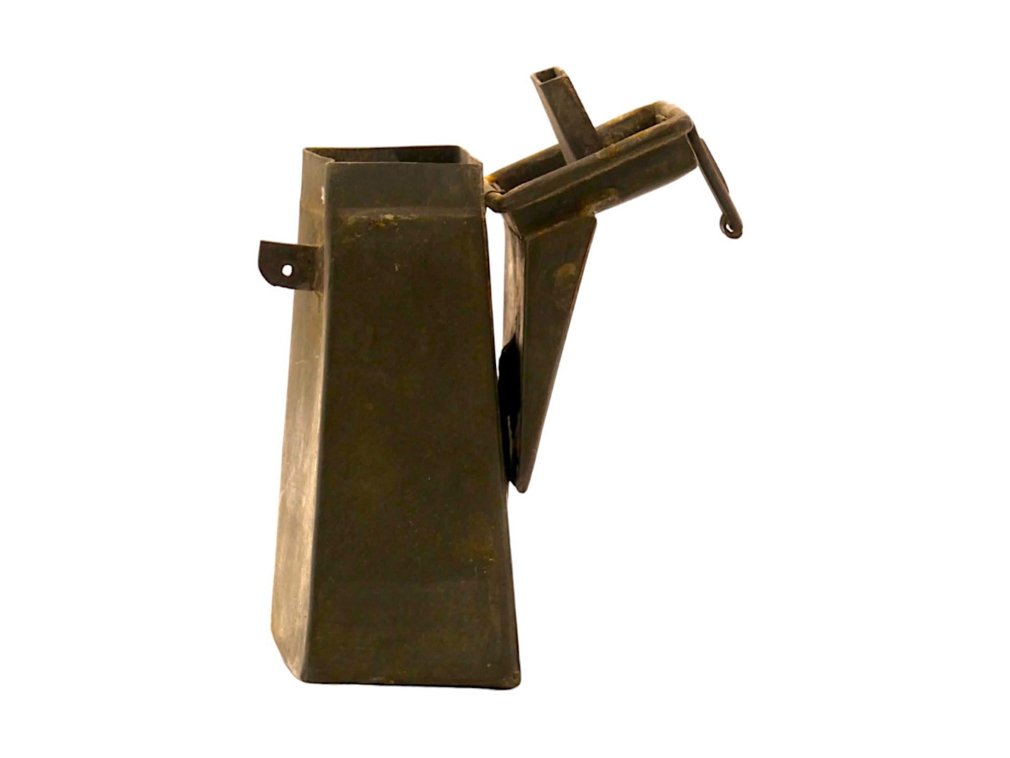 A Hungarian Tin Charity Container late 19th Century In Good Condition For Sale In New York, NY