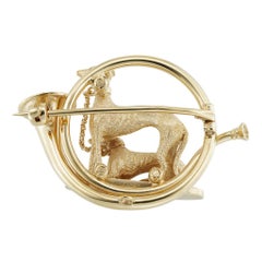 Hunting Themed Brooch