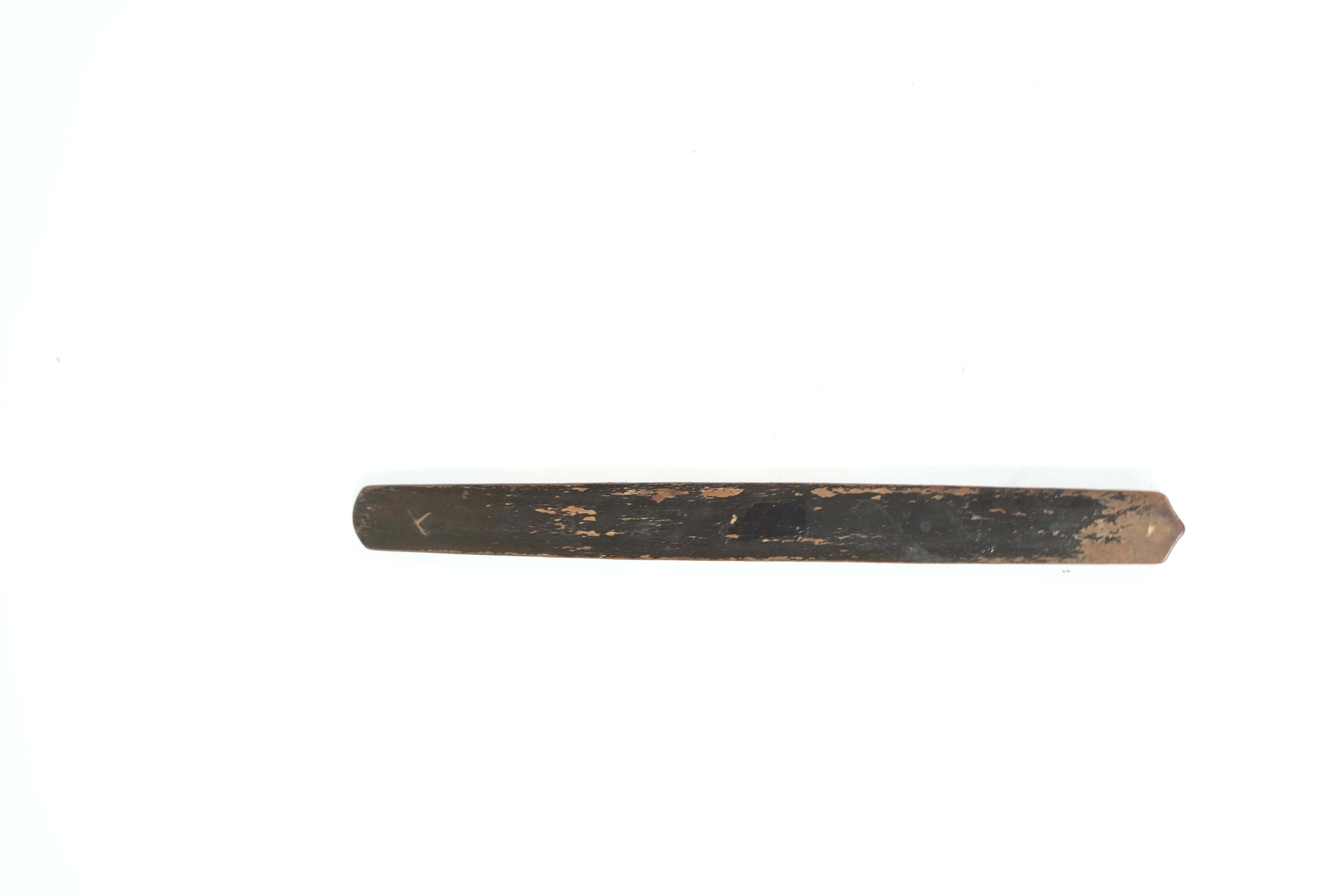 19th Century Ikupasuy, Wooden Carved Ceremonial Stick Used by Ainu Men When Making Offeri