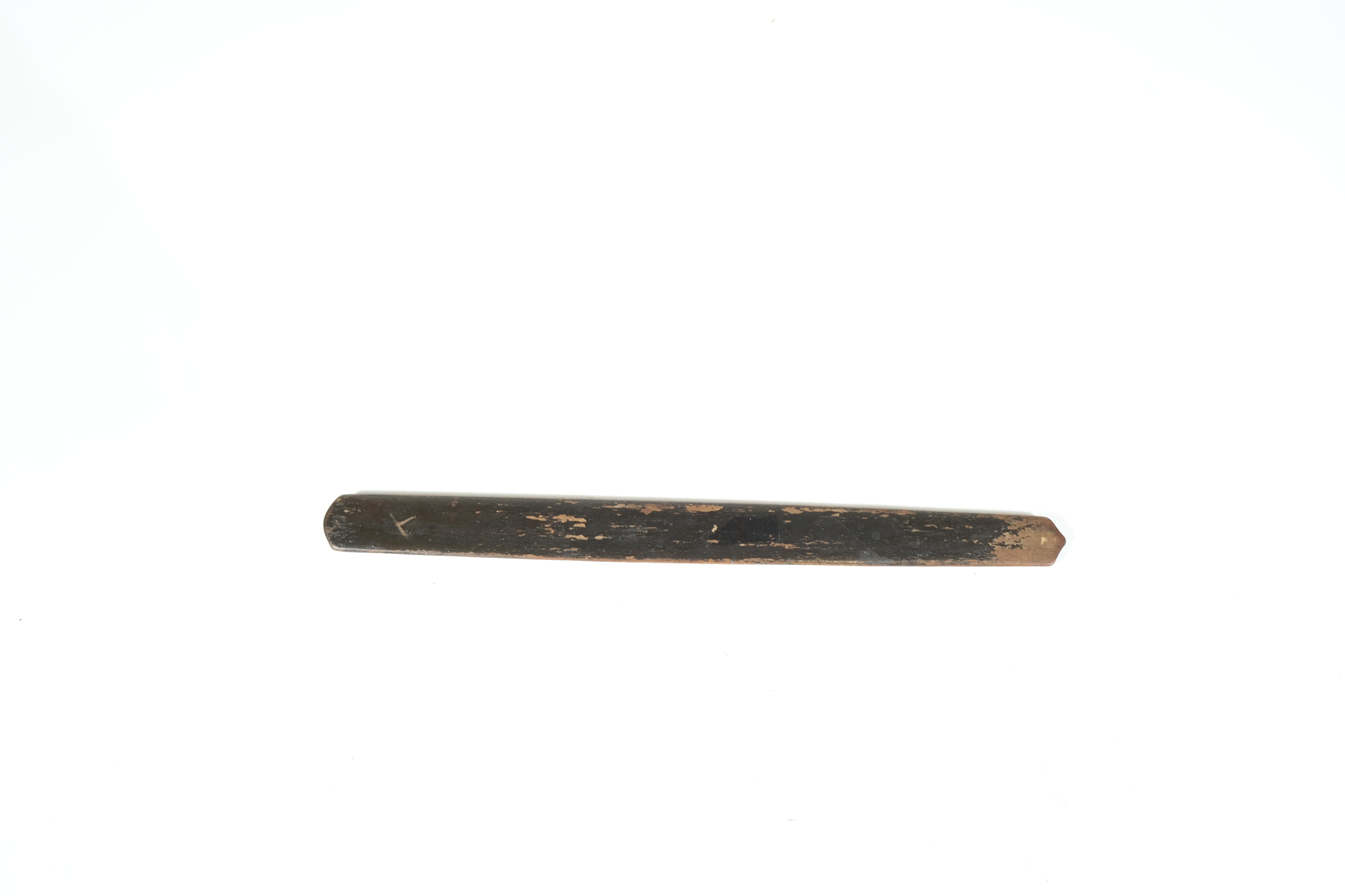 Ikupasuy, Wooden Carved Ceremonial Stick Used by Ainu Men When Making Offeri 2