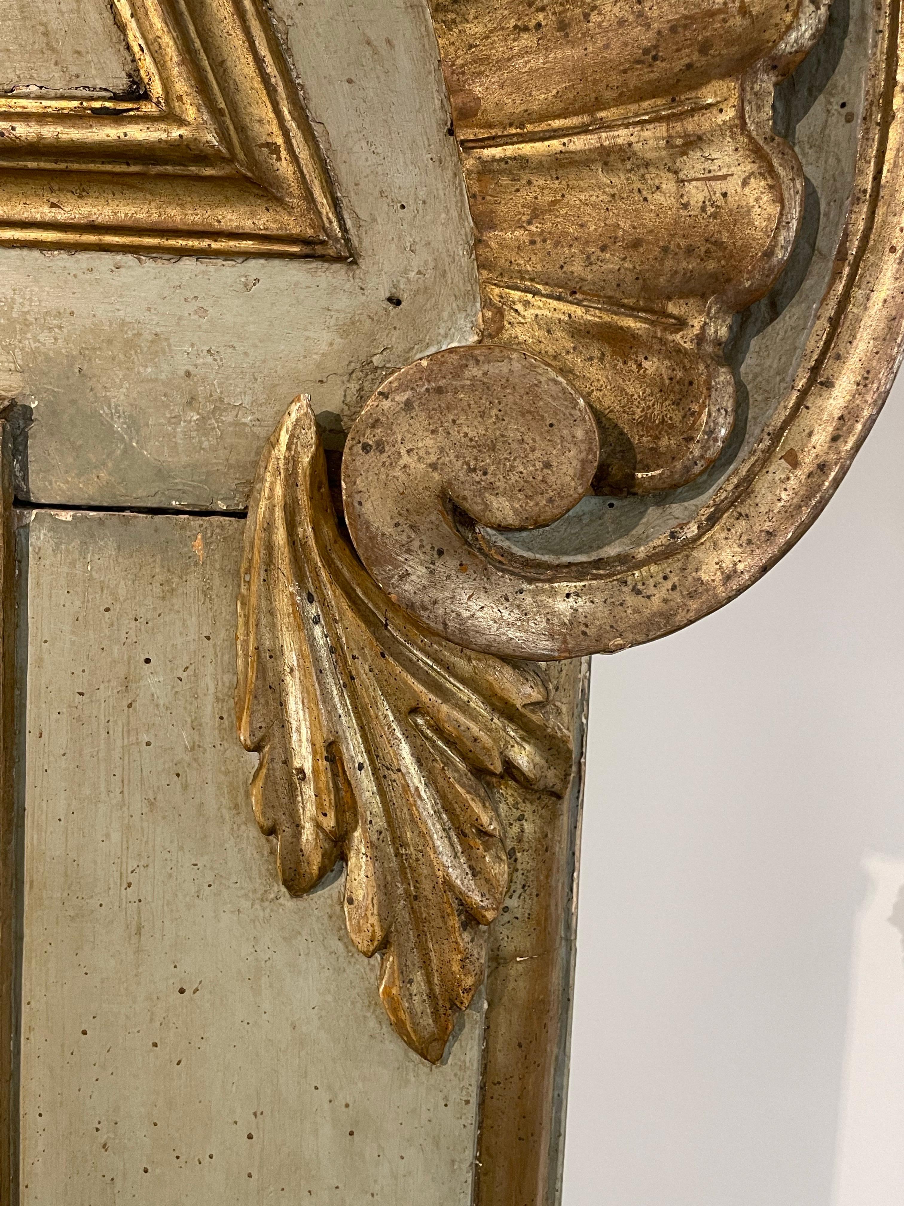 Offenes, beeindruckendes italienisches Barock-Bücherregal aus polychromem und vergoldetem Holz, 19. Jahrhundert im Angebot 3