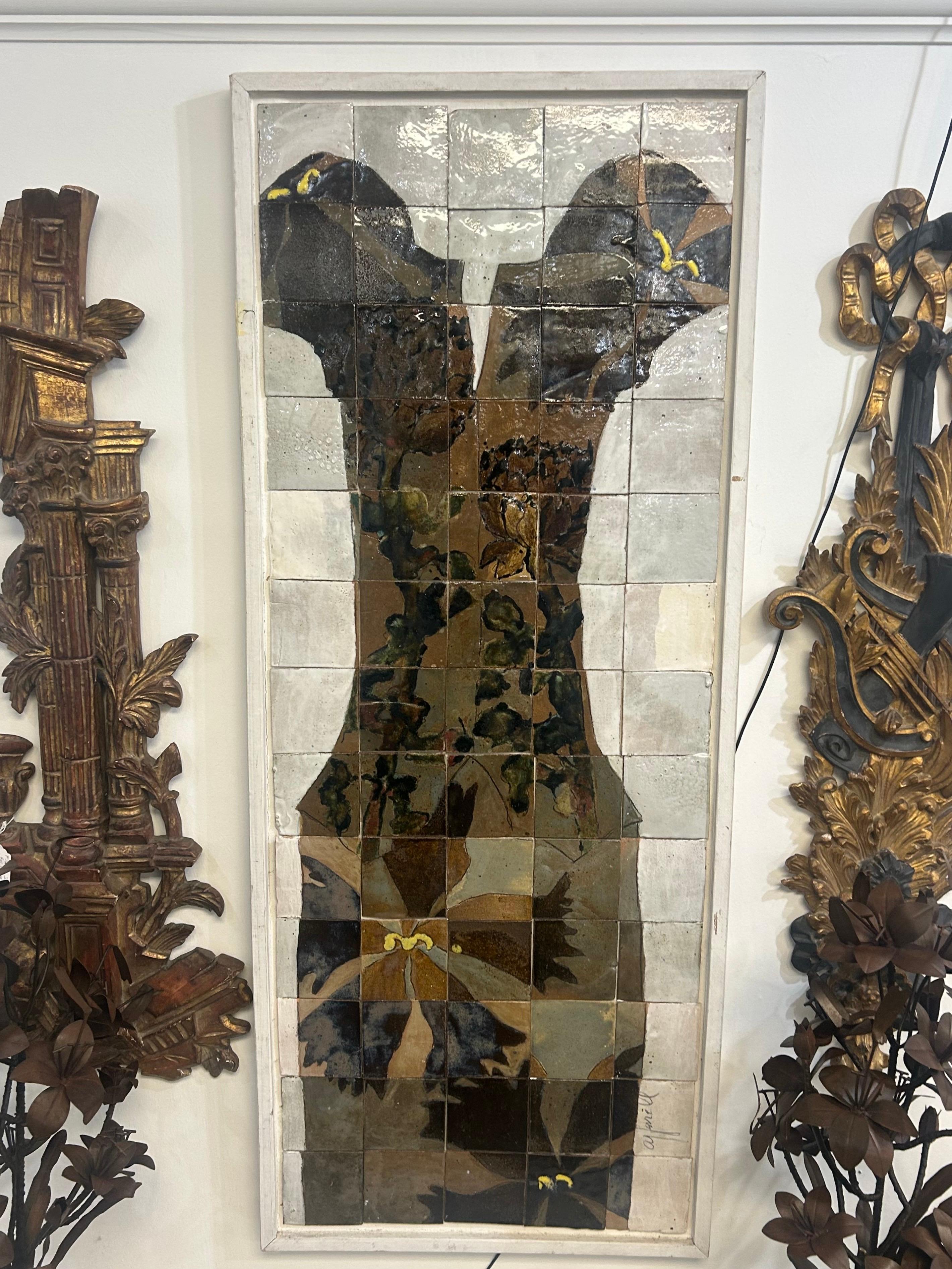 A. J. Ferrell abstract tile panel from the 