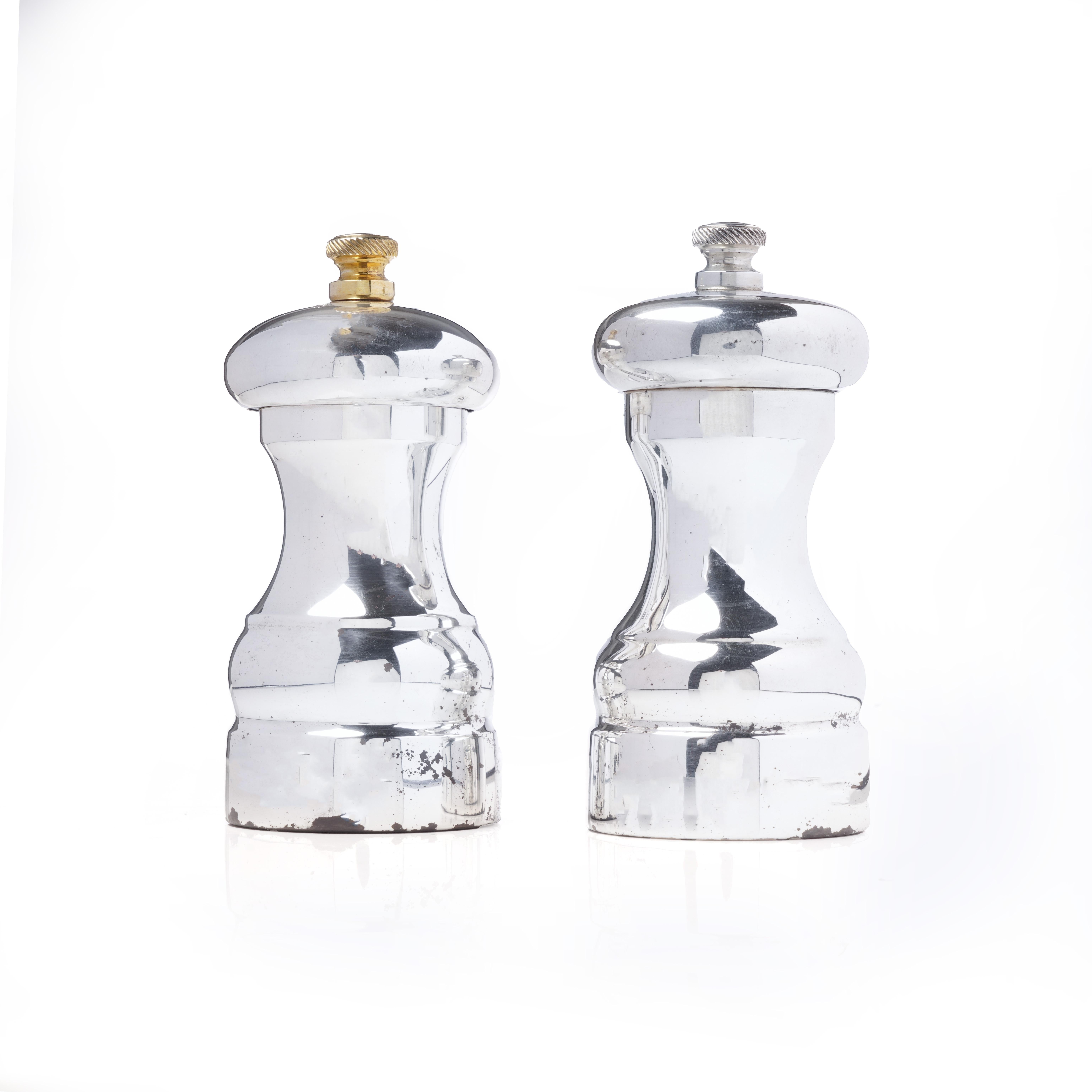 A. A. Silver, macinino per sale e pepe in argento sterling, anni 2000 In condizioni buone in vendita a Braintree, GB