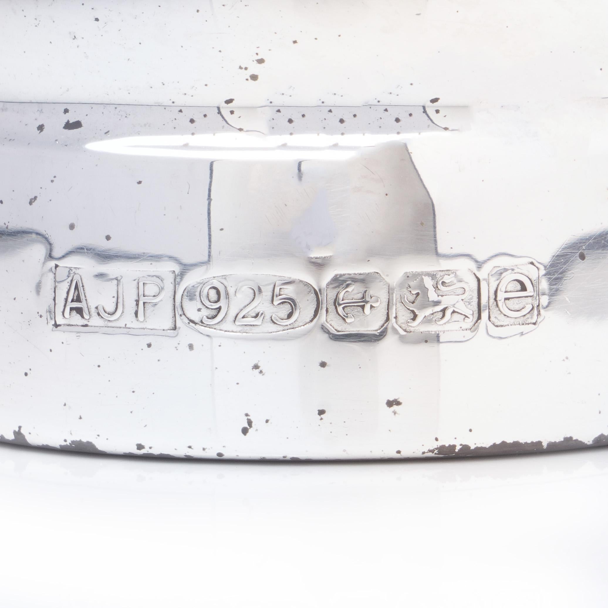 XXI secolo e contemporaneo A. A. Silver, macinino per sale e pepe in argento sterling, anni 2000 in vendita