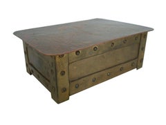 A. J. SEWARD - Arts & Crafts Brass Box - Cedar Lined - U.K. - Early 20th Century