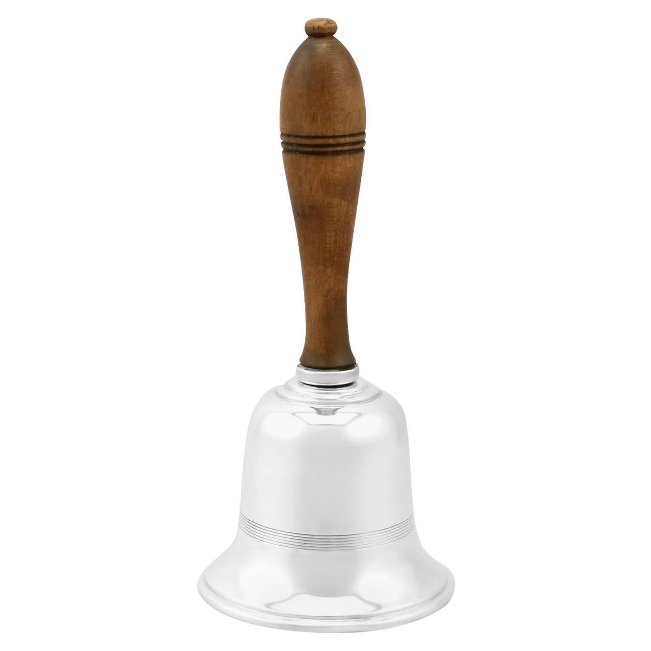 A&J Zimmerman Ltd Campana de mesa antigua de plata de ley