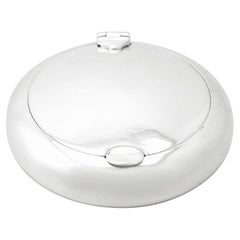 Boîte à tabac ancienne en argent sterling A& J Zimmerman Ltd