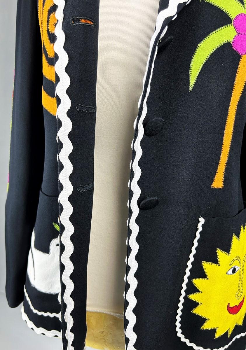 Une veste de Franco Moschino pour Cheap and Chic - Italie Circa 1990 en vente 6