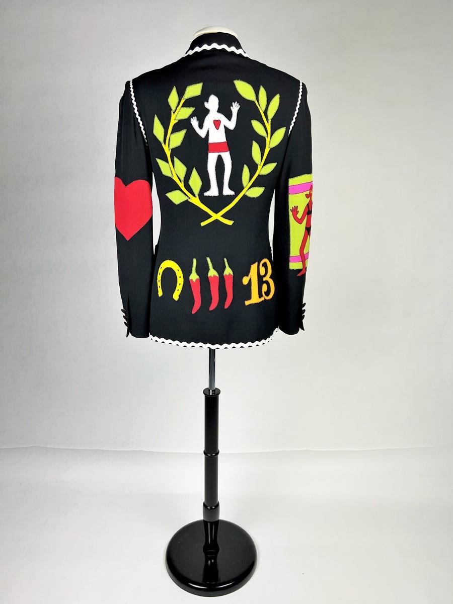 Women's A jacket by Franco Moschino for Cheap and Chic - Italy Circa 1990 For Sale