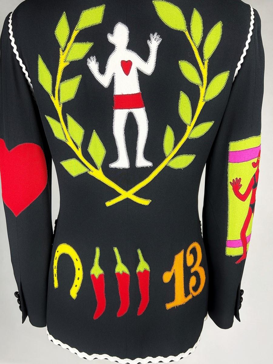 Une veste de Franco Moschino pour Cheap and Chic - Italie Circa 1990 en vente 1