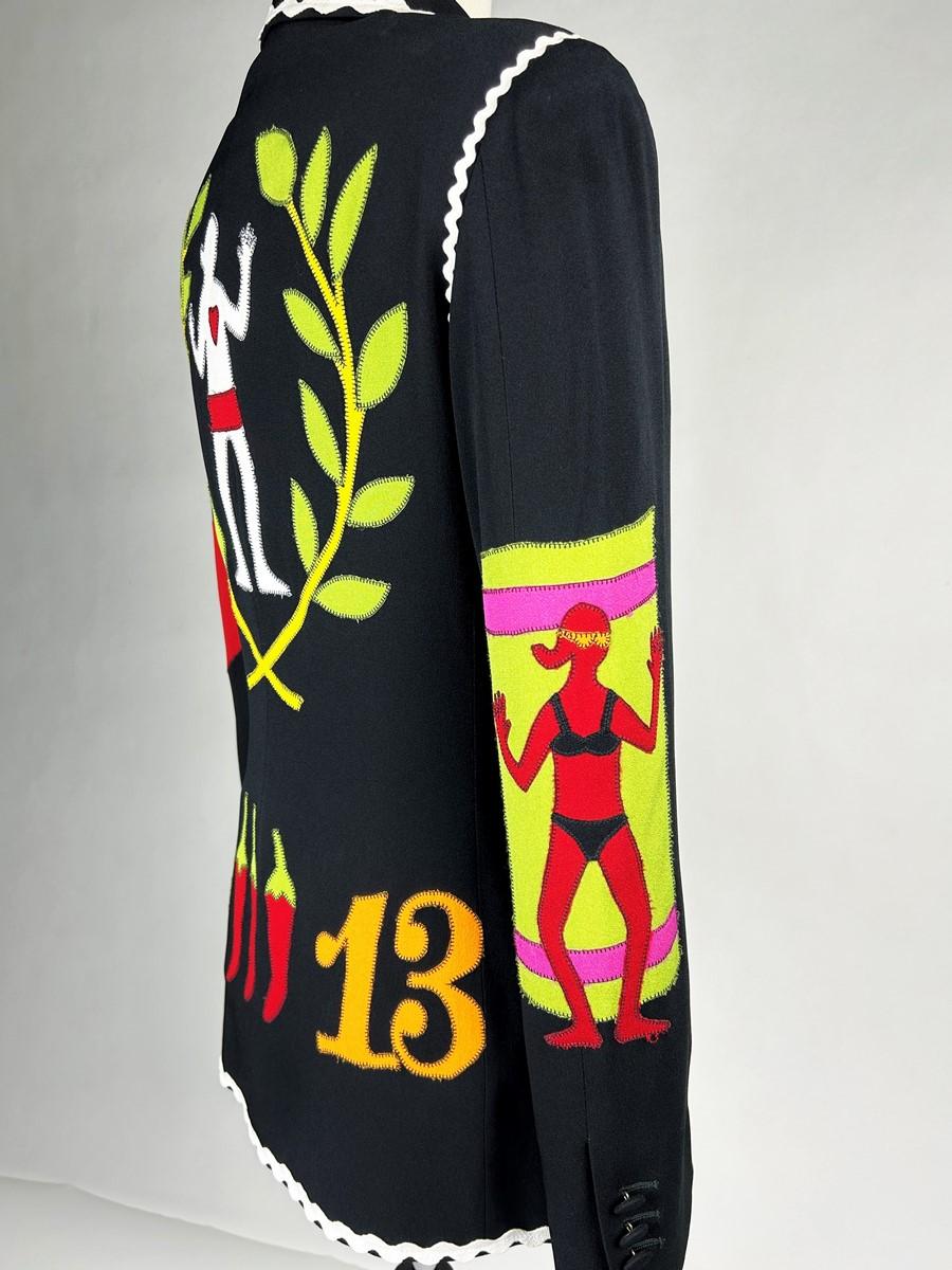 Une veste de Franco Moschino pour Cheap and Chic - Italie Circa 1990 en vente 2