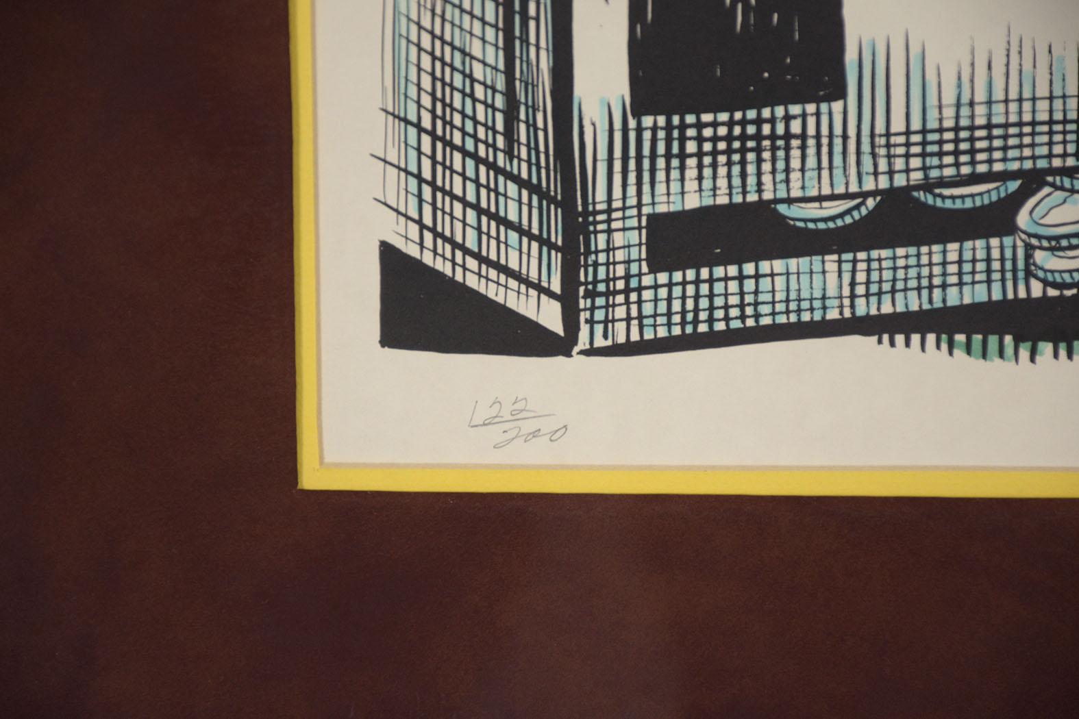 Américain Lithographie en couleur « A Jackpot » de George Crionas en vente