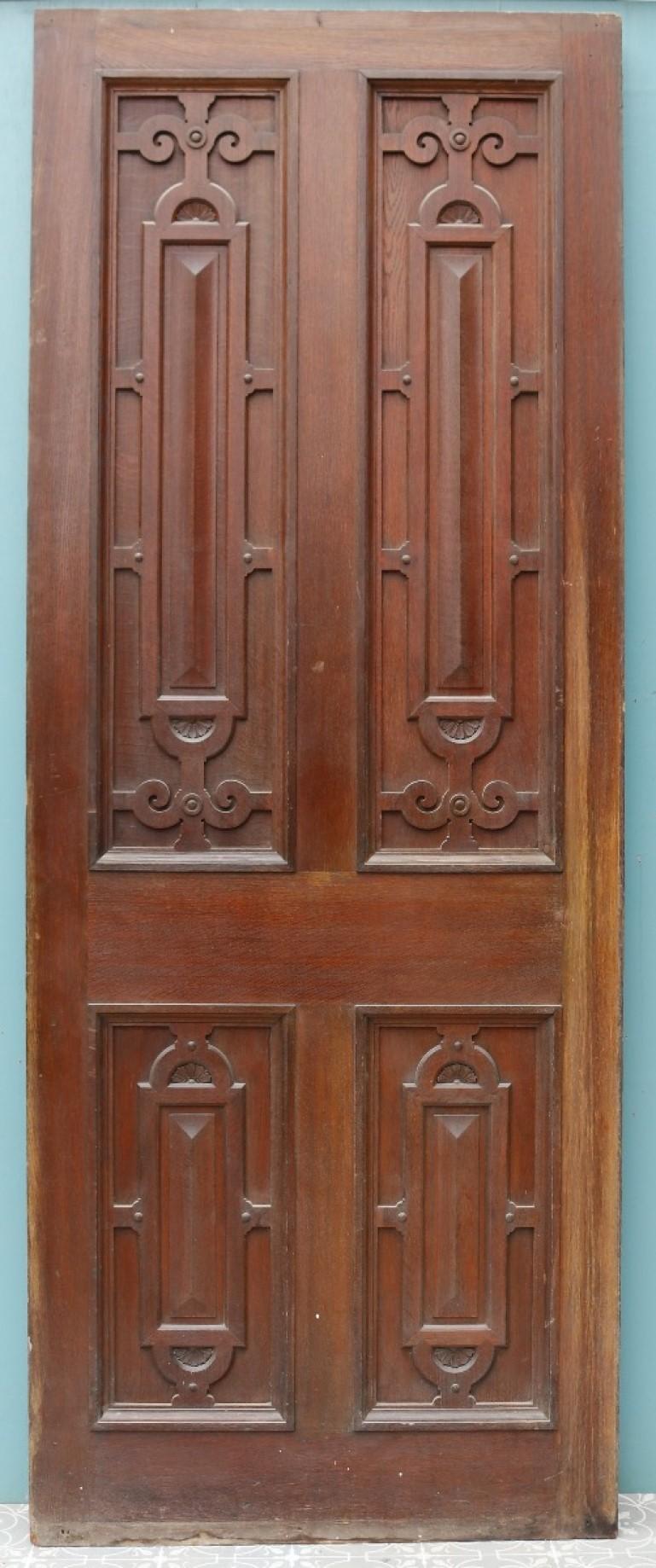 19th Century Jacobean Style Oak Interior Panel For Sale