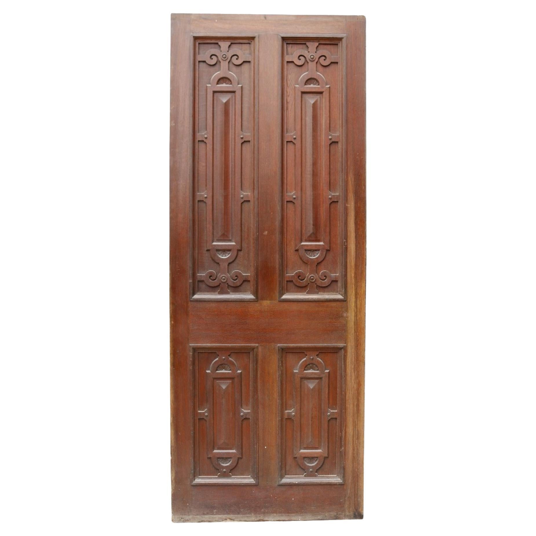 Jacobean Style Oak Interior Panel For Sale