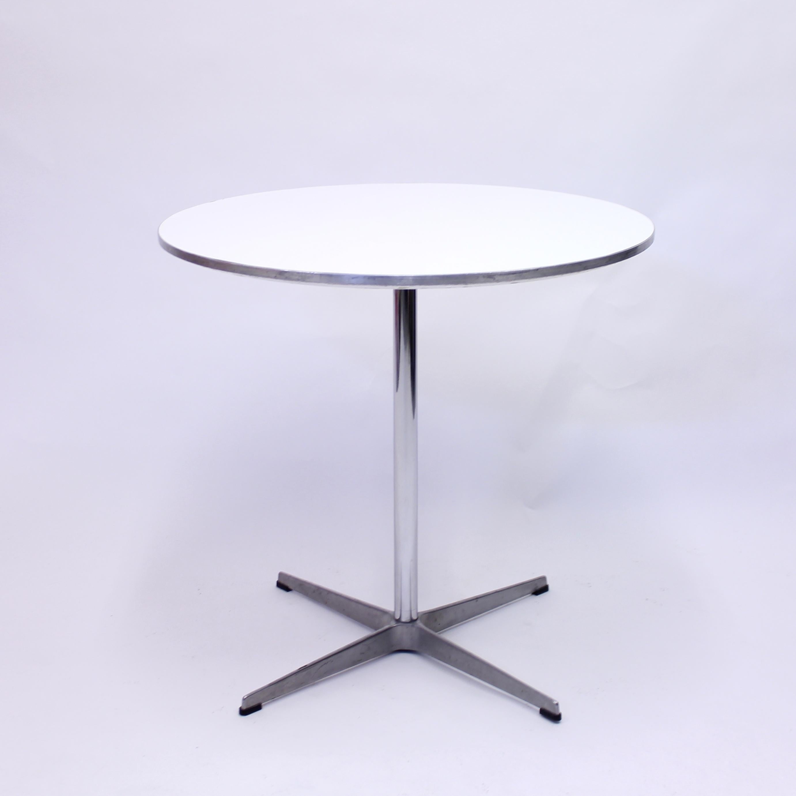 Scandinavian Modern A. Jacobsen, B. Mathsson, P. Hein, Circular Dining Table, Fritz Hansen, 1987