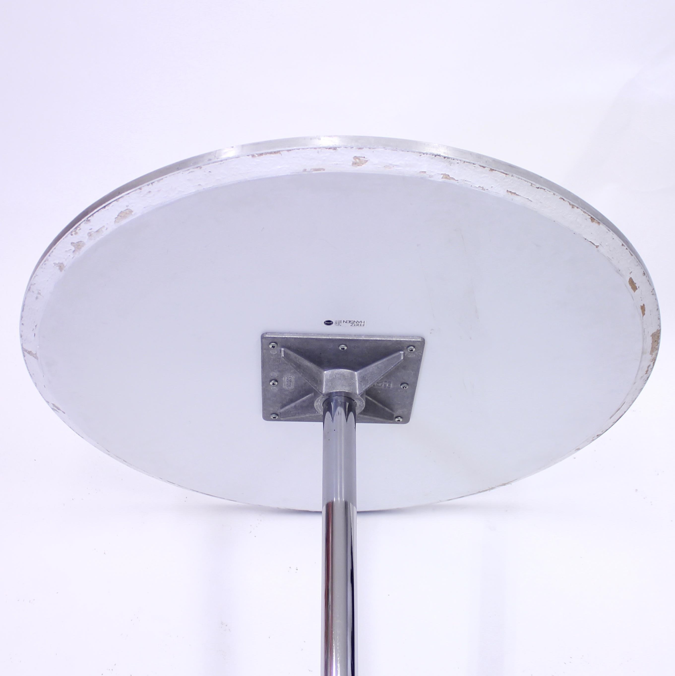Late 20th Century A. Jacobsen, B. Mathsson, P. Hein, Circular Dining Table, Fritz Hansen, 1987