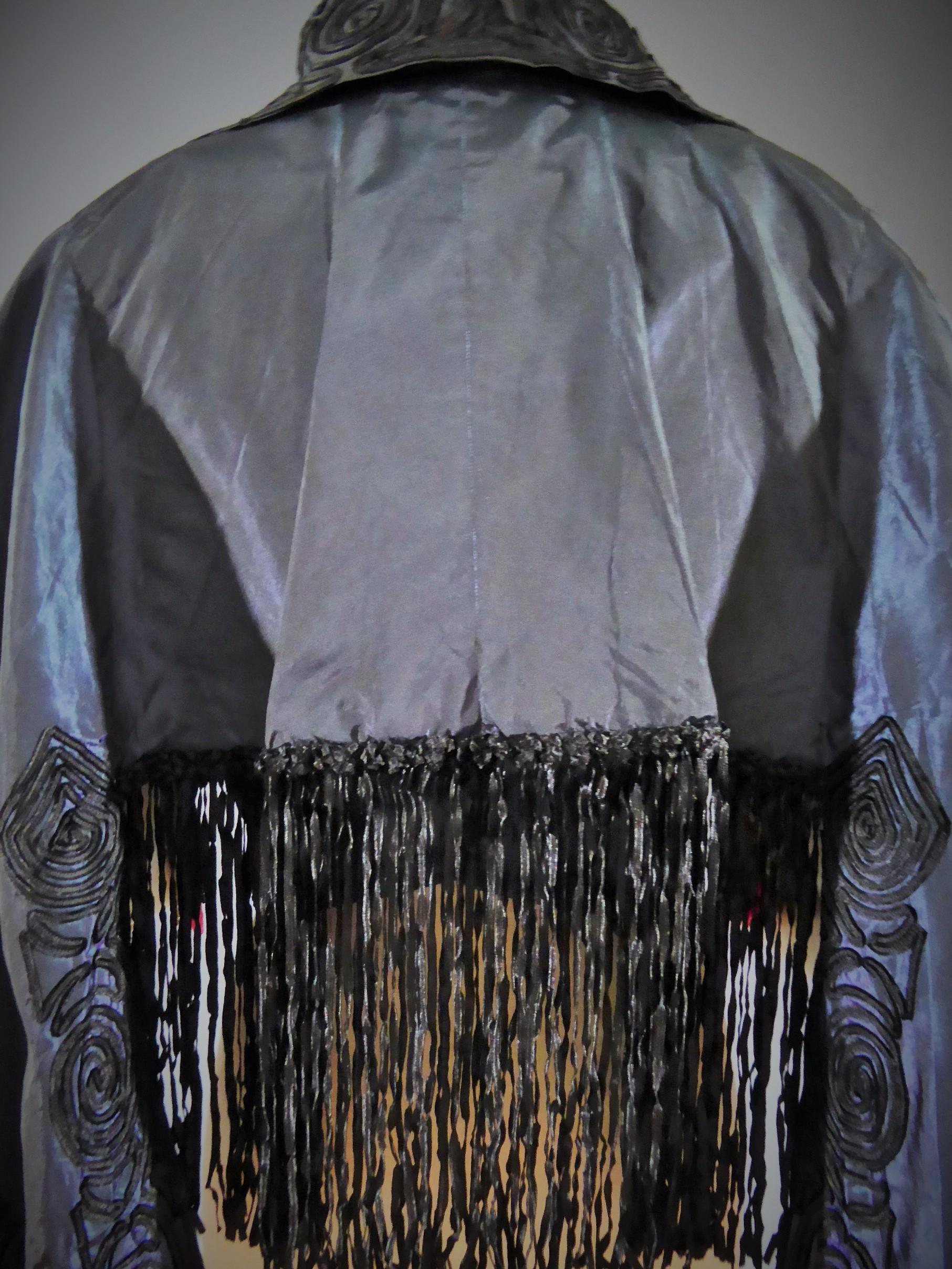Manteau de soirée haute couture Jacques Doucet, vers 1900 en vente 8