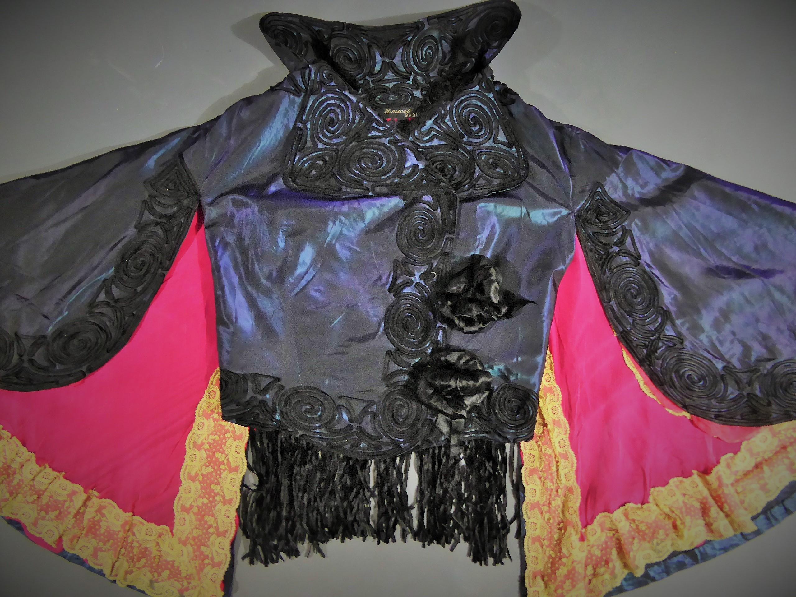 Manteau de soirée haute couture Jacques Doucet, vers 1900 en vente 11