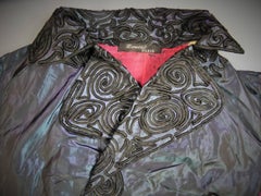 A Jacques Doucet French Couture Evening Taffeta Silk Mantle, Circa 1900