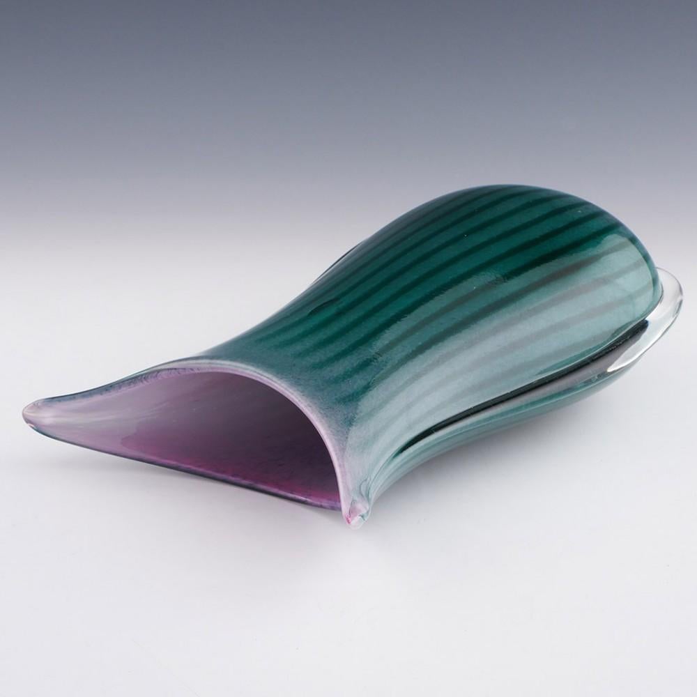 Contemporary A Jade and Rose Fishtail Vase by Siddy Langley 2023 For Sale