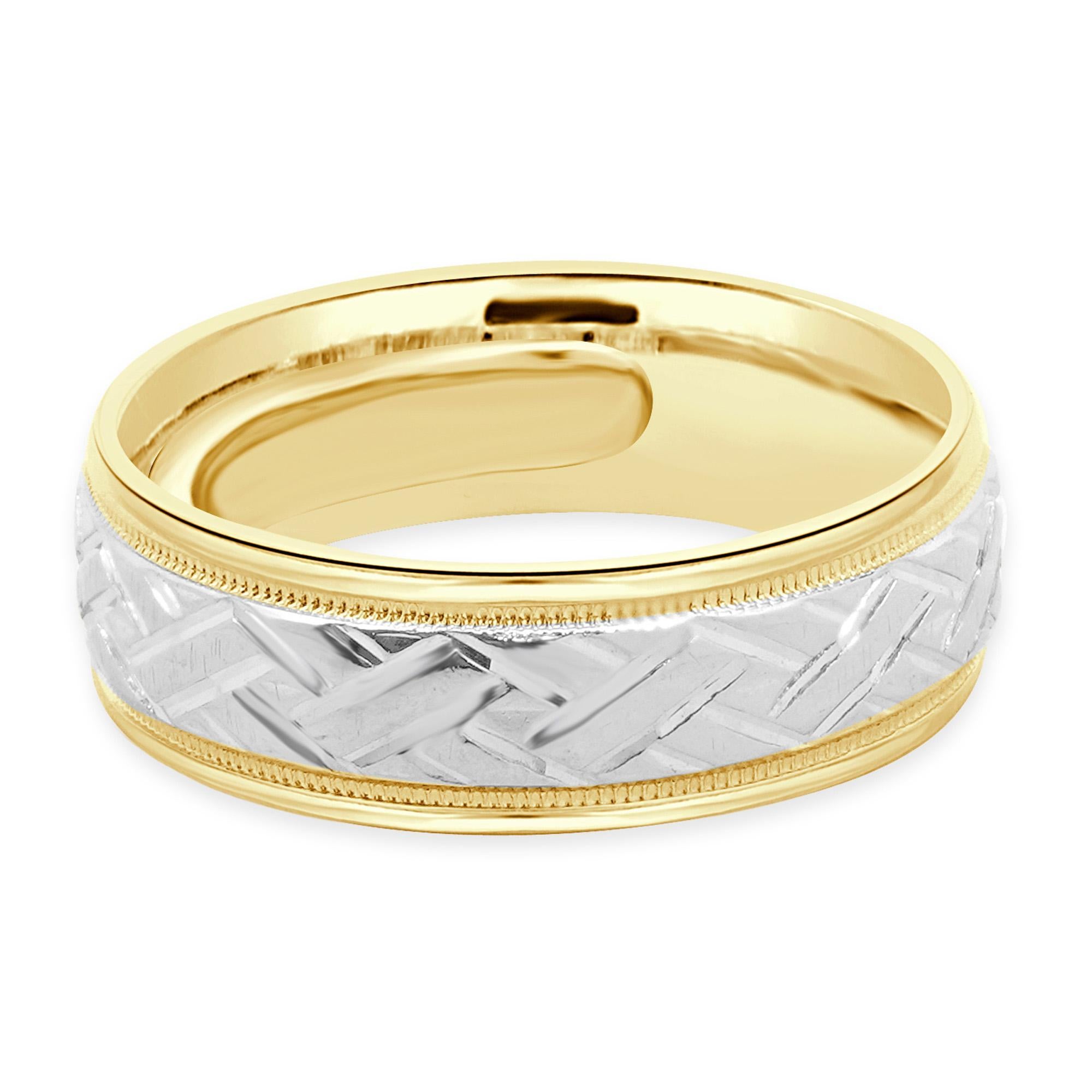Women's A. Jaffe 14 Karat Yellow Gold 6.5MM Band