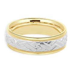 A. Jaffe 14 Karat Yellow Gold 6.5MM Band