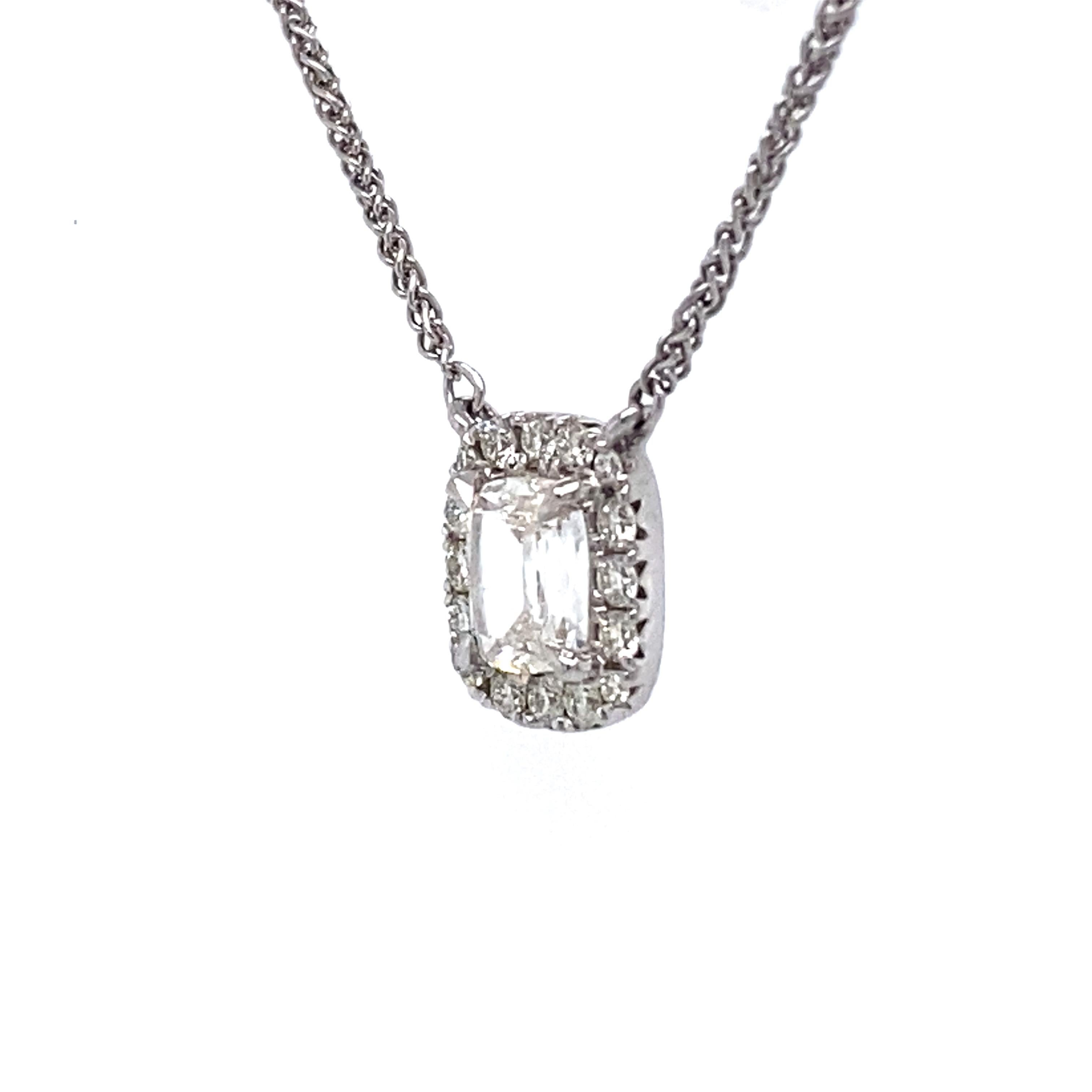 A. Jaffe 1892 Kollektion 0.51 Cat GIA zertifizierte Diamant-Halskette, 14 Karat Gold im Zustand „Hervorragend“ im Angebot in Atlanta, GA