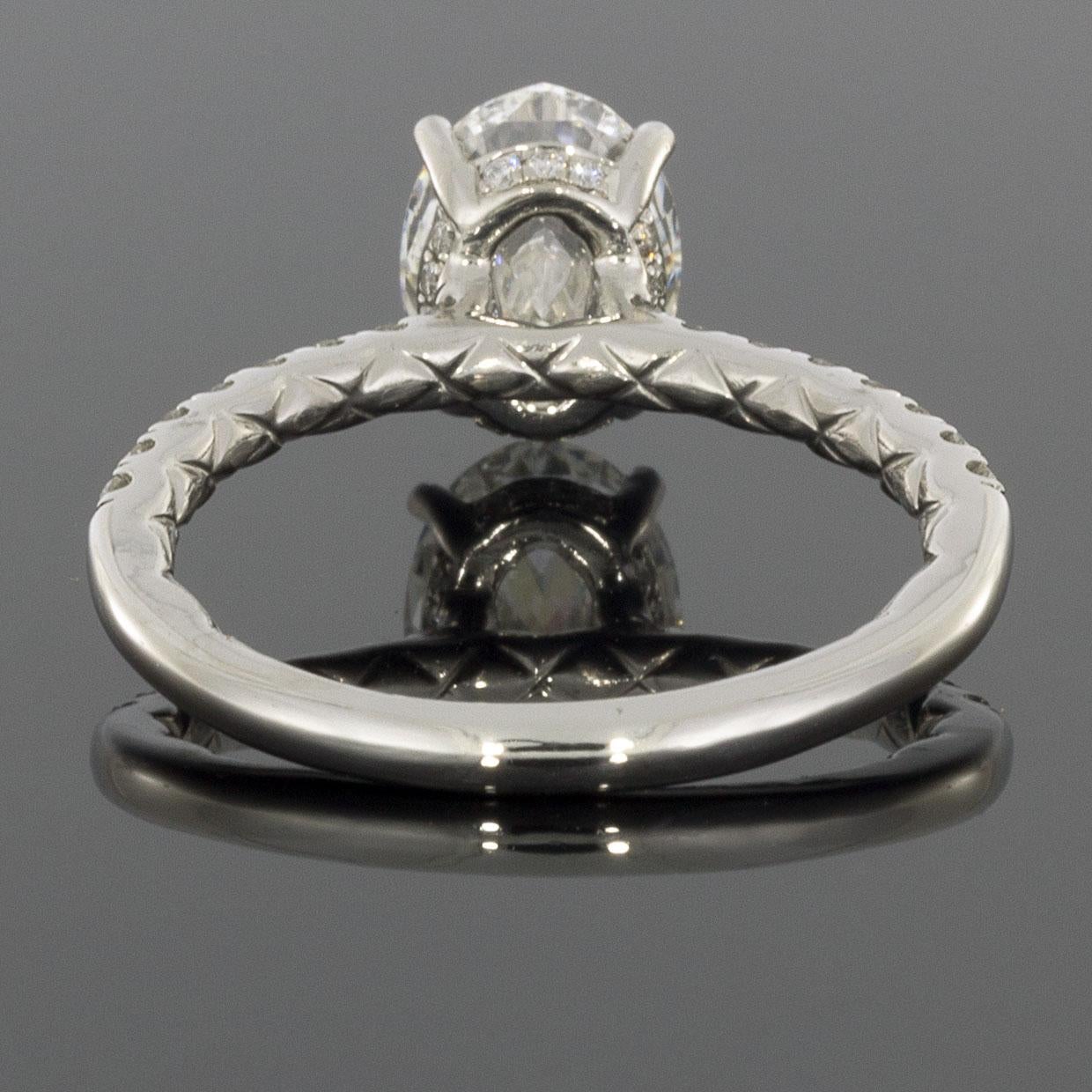 a jaffe oval engagement ring
