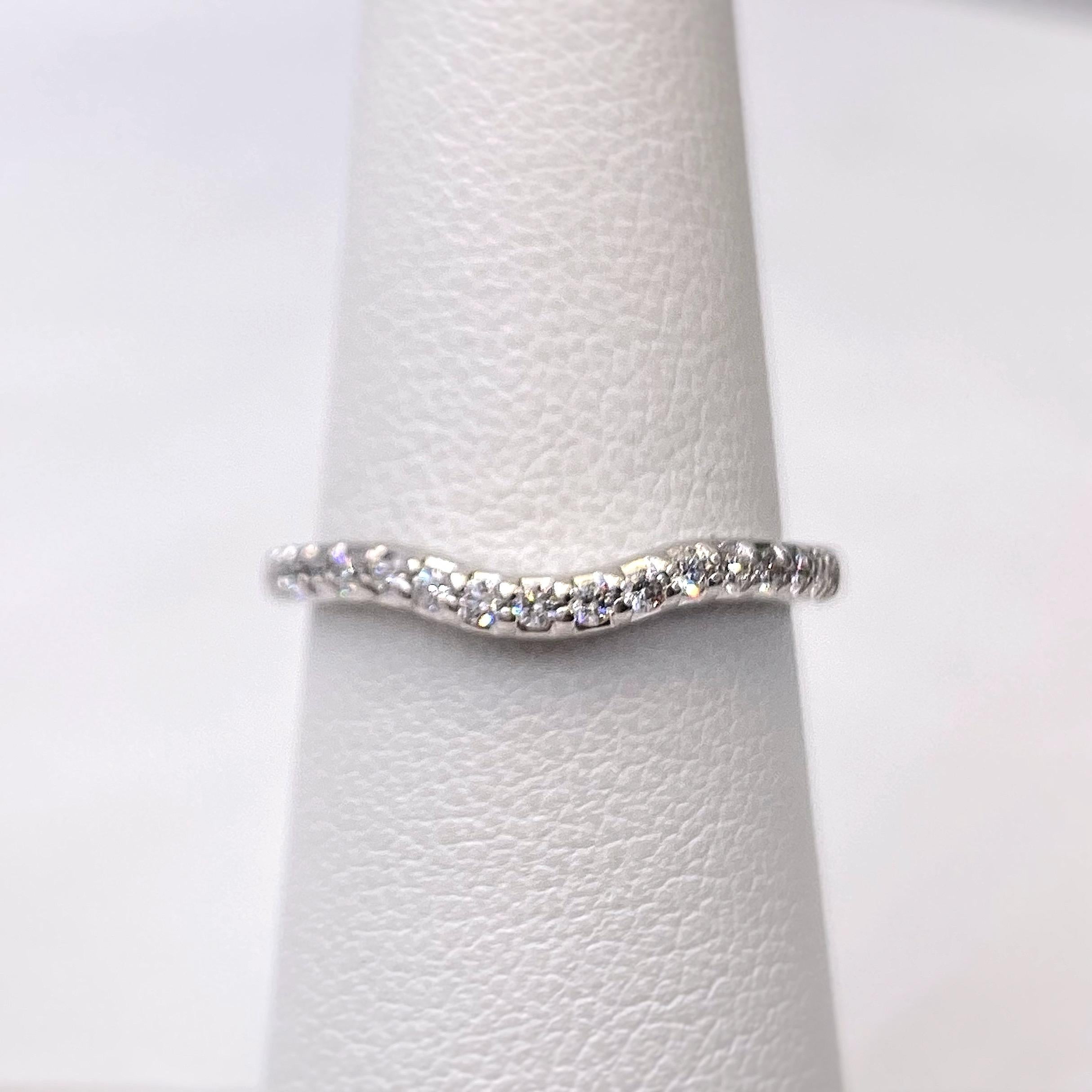 diamond contour ring