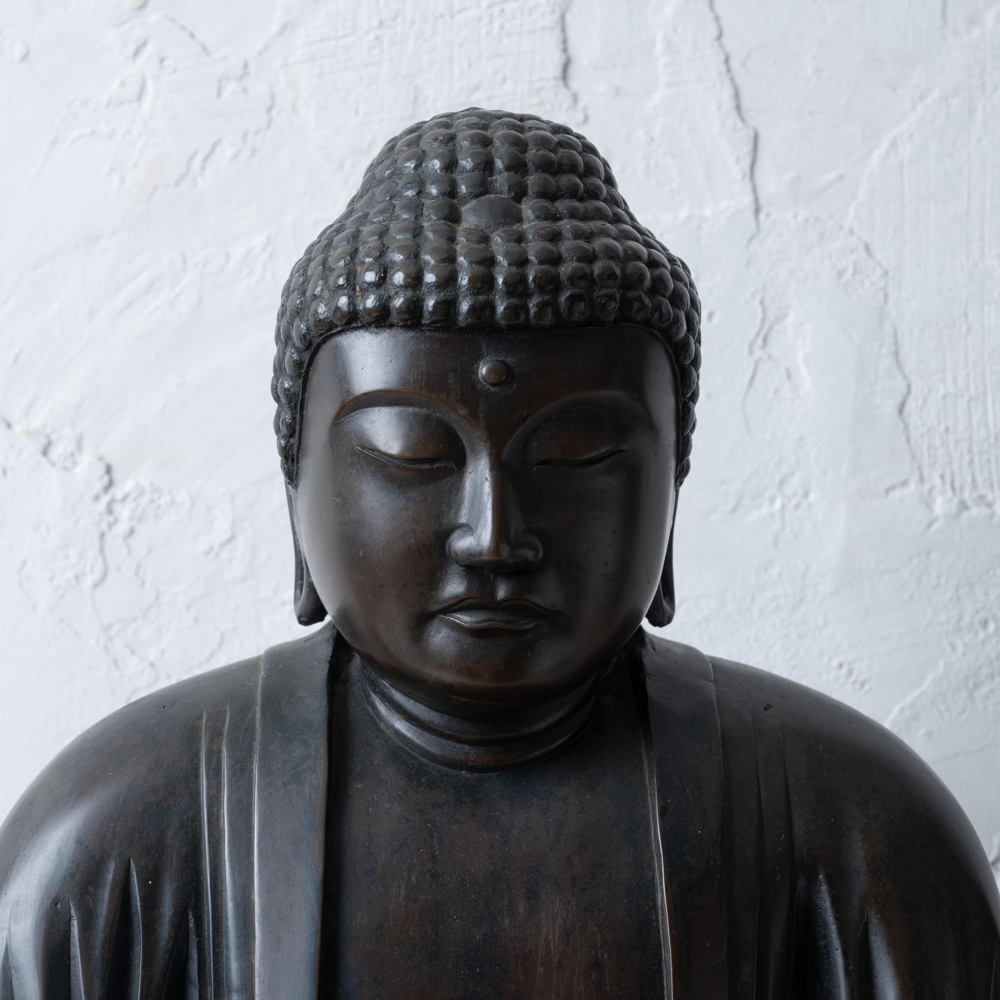 A Japanese Bronze Buddha For Sale 4