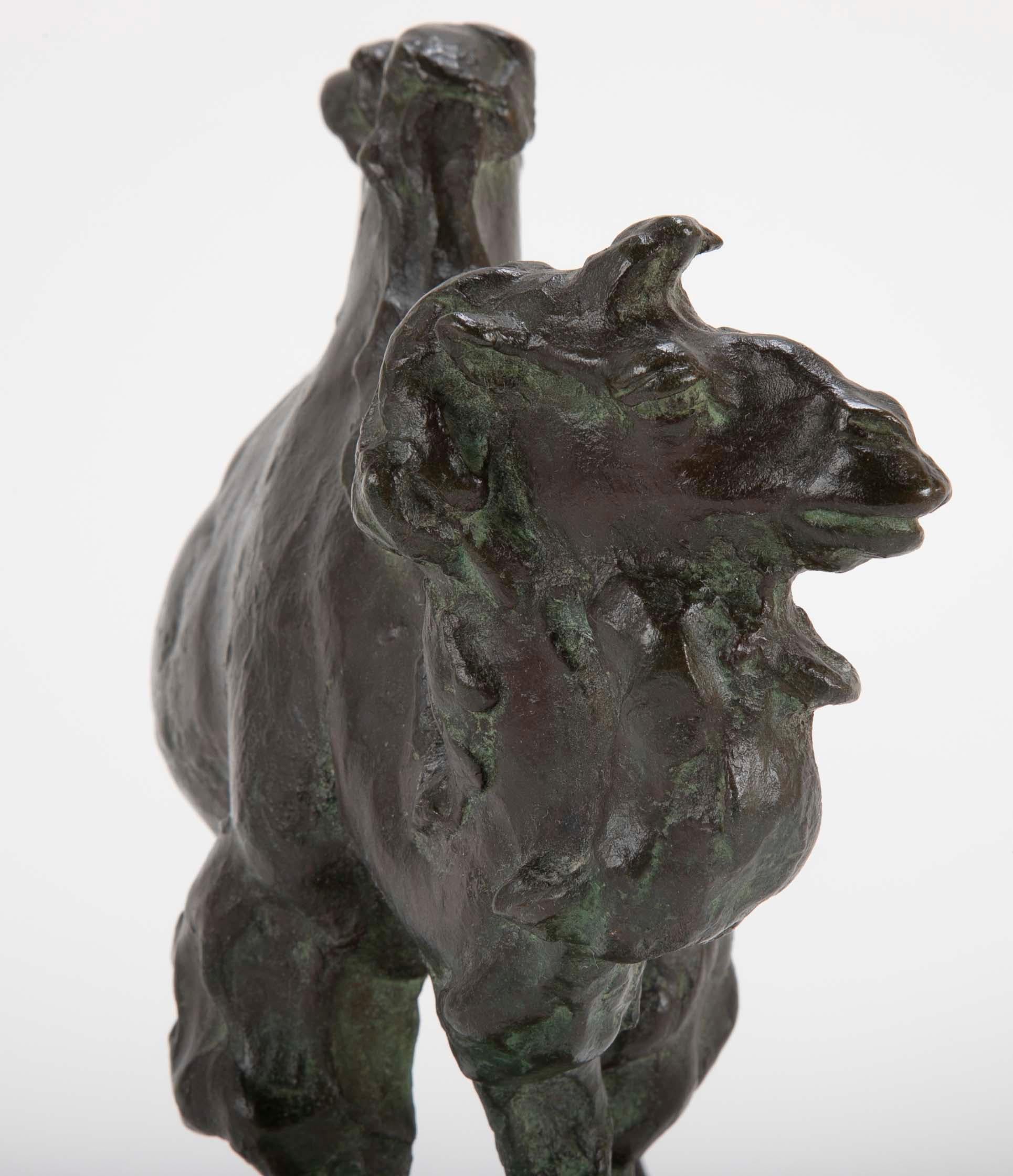 Japanische Bronze einer bactrianischen Kamelie aus Japan  im Angebot 1