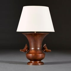 Japanese Bronze Vase as a Lamp