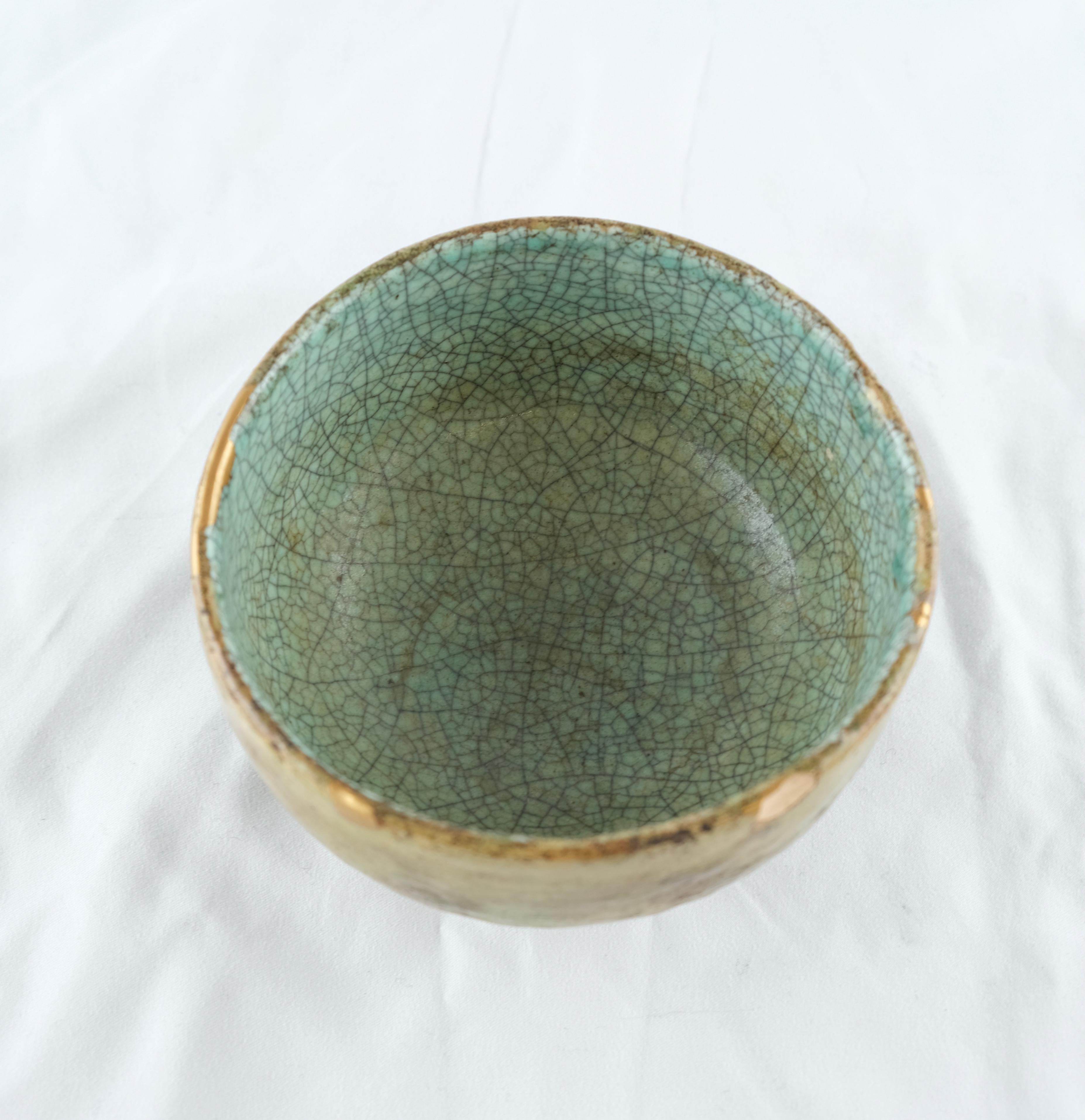 Japanese Chawan Teabowl, Edo Period In Good Condition For Sale In Stockholm, SE