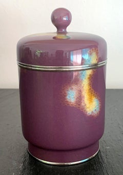 Japanese Cloisonné Covered Jar by Ando Jubei