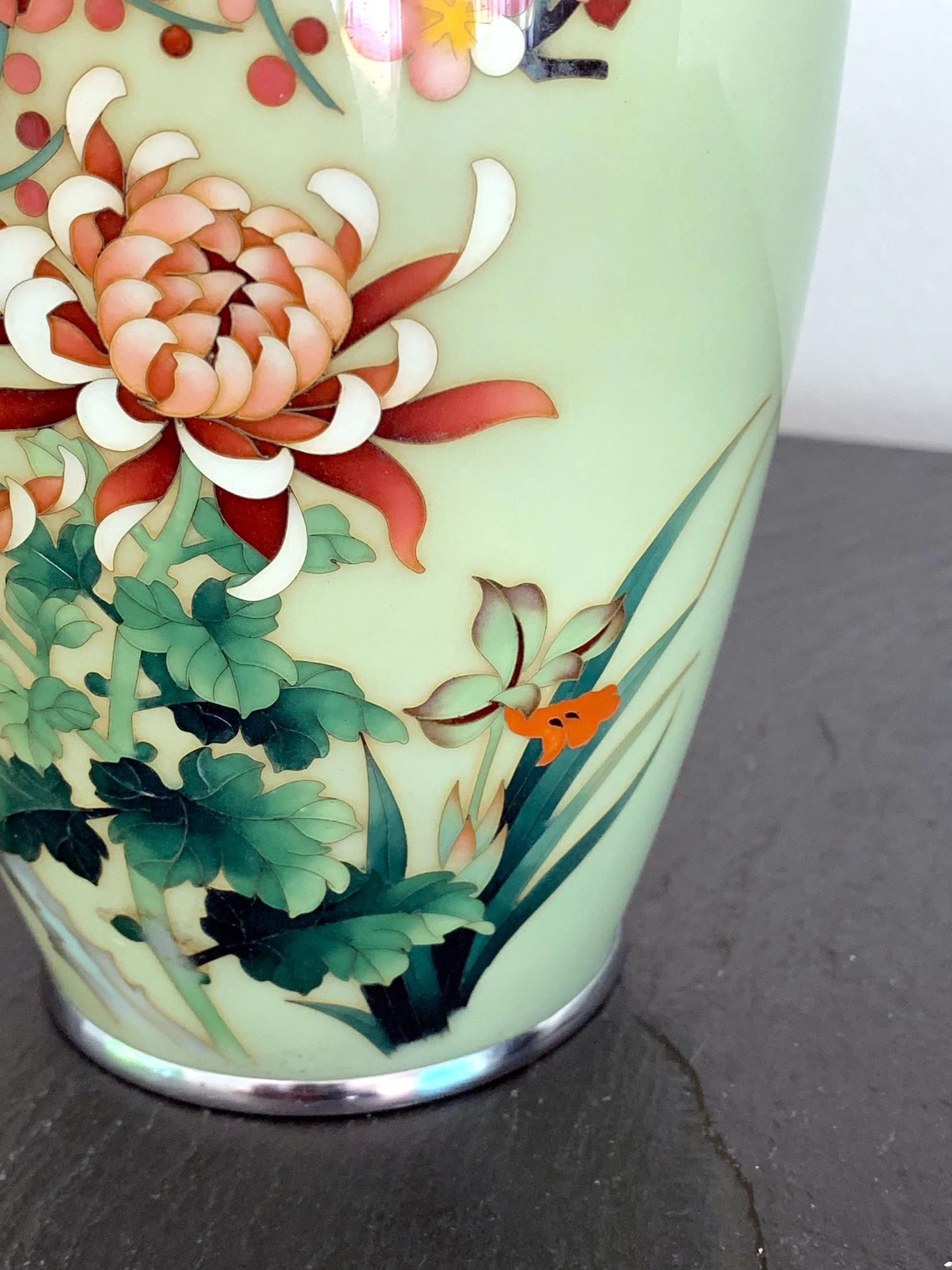 cloisonne vase japan