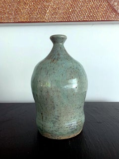 Japanese Contemporary Ceramic Bottle Teruo Hara