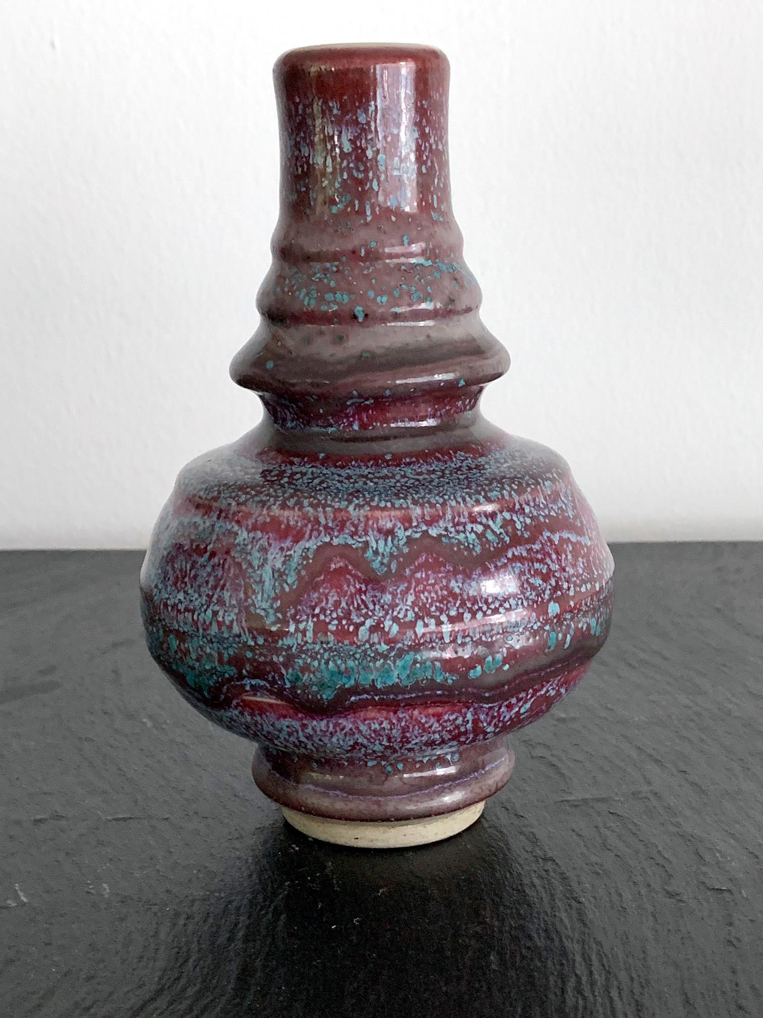 Giapponismo Vaso asiatico in ceramica Studio Pottery in vendita
