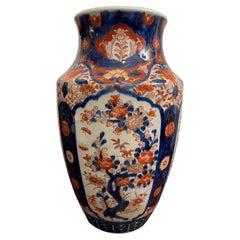 A Japanese Floral Imari Vase, 19th Century