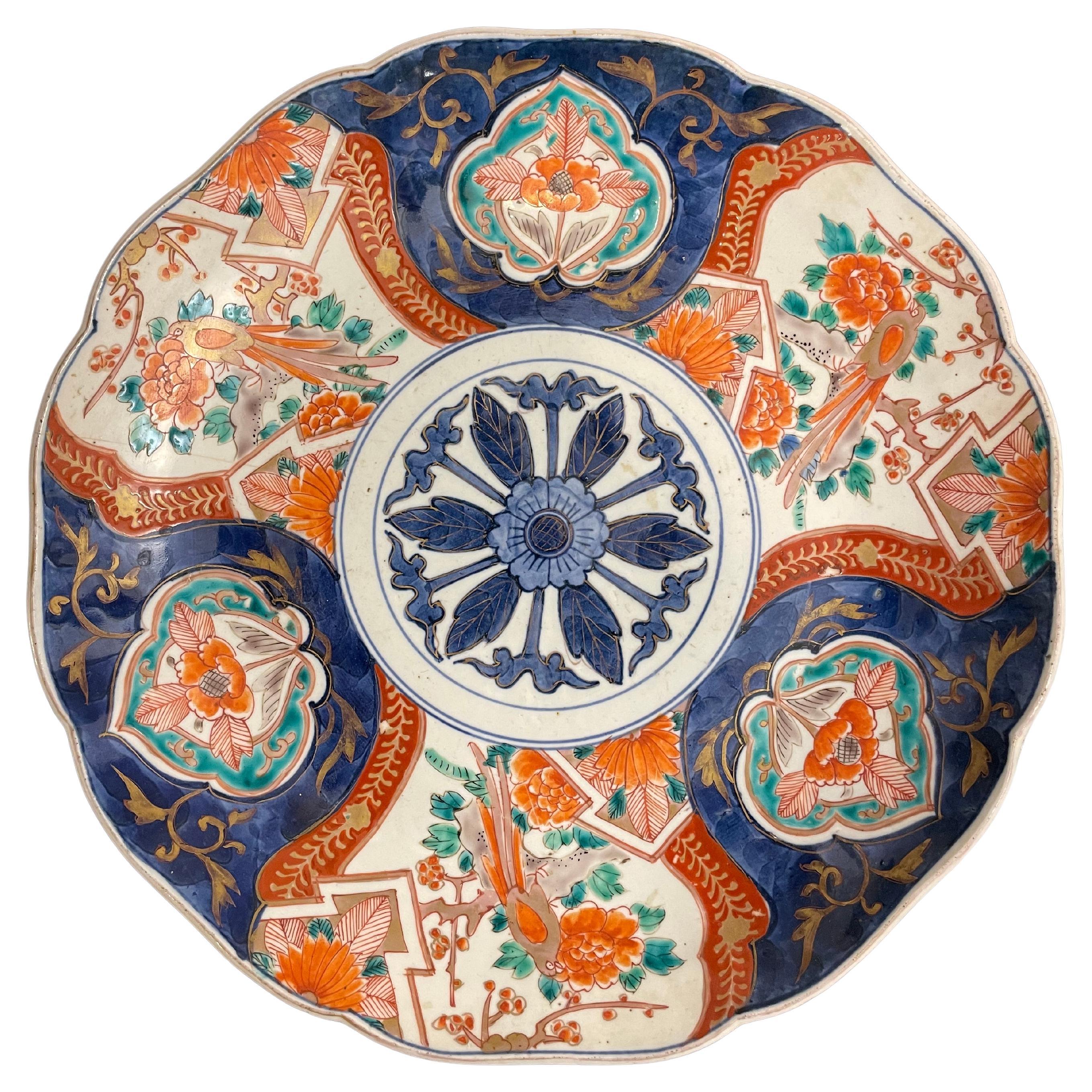 A Japanese Imari Plate, 19th Century