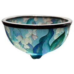 Japanese Plique-a-jour Bowl by Ando Jubei Company