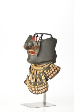 A Japanese Samurai ressei menpo mask