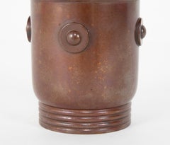Japanese Showa Period Patinated Bronze Incense Burner