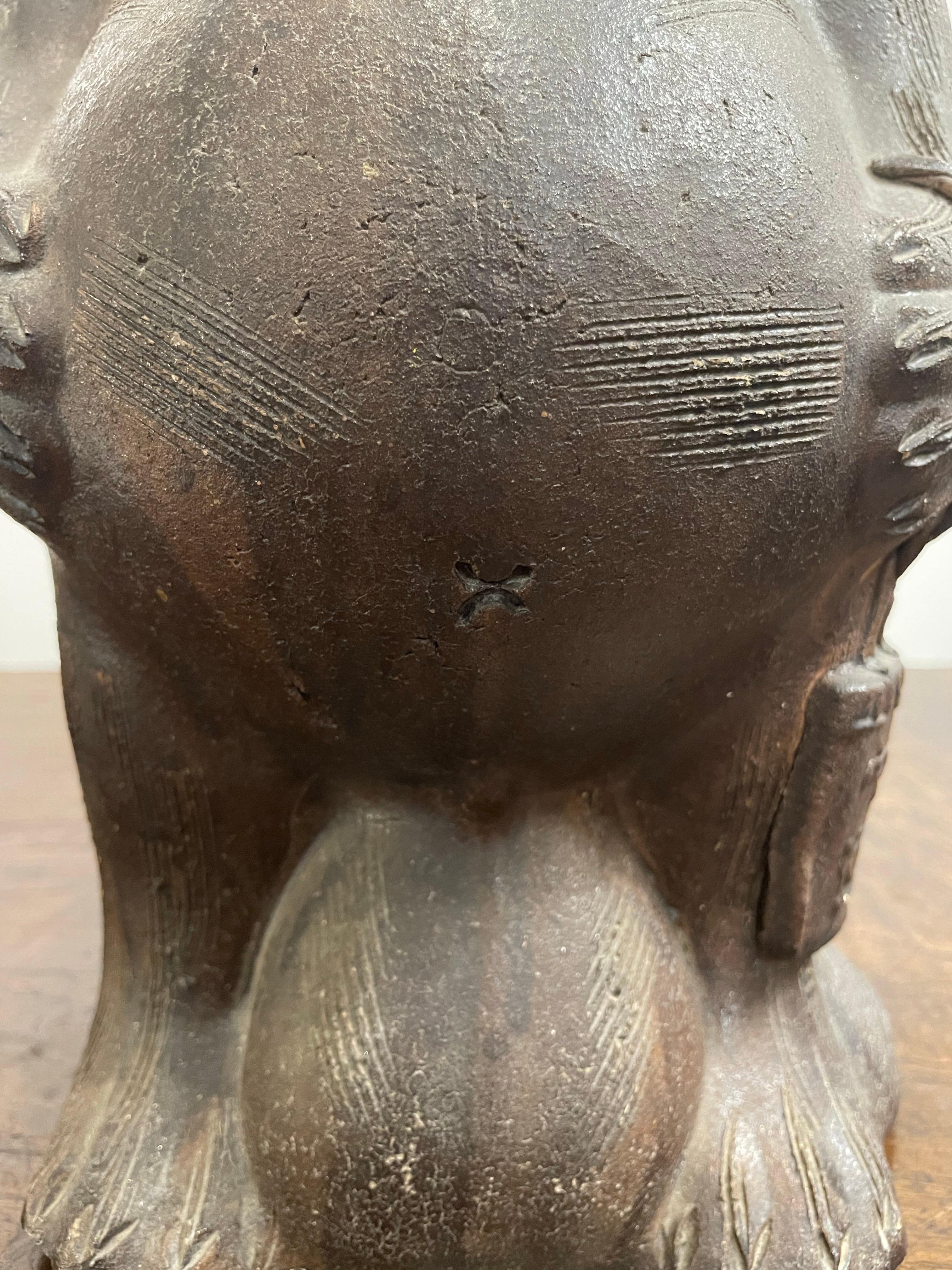 A Japanese Tanuki, Early 20th Century For Sale 2