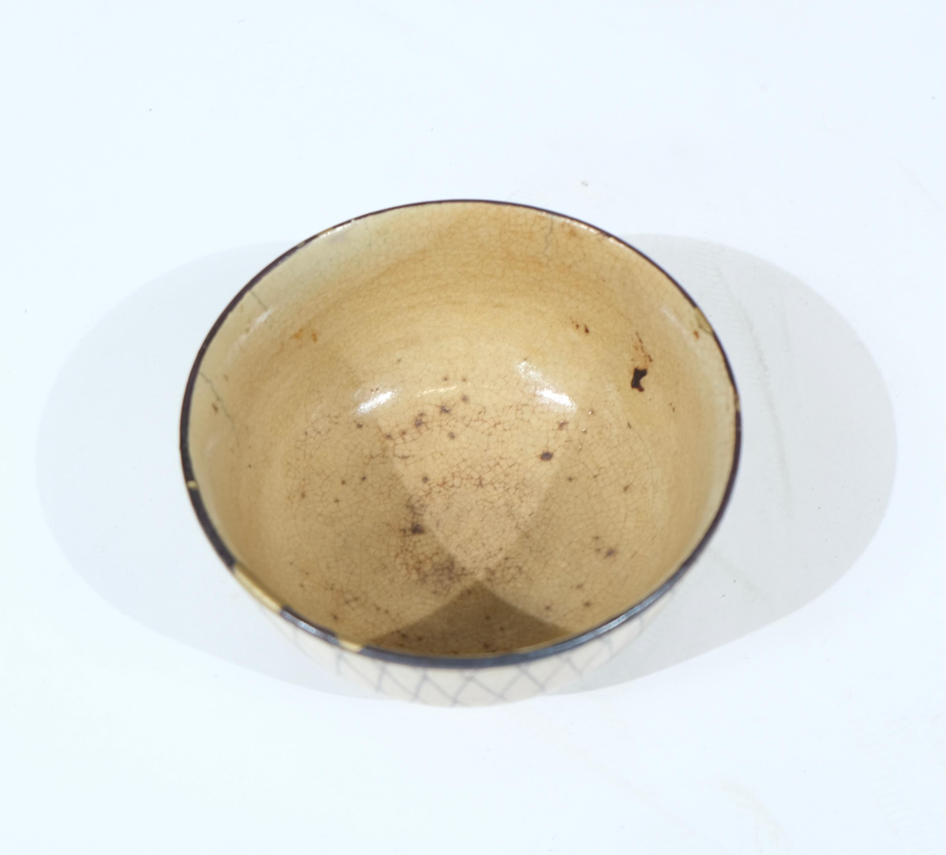Japanese Teabowl, So Called Chawan, Late 19th C For Sale 5
