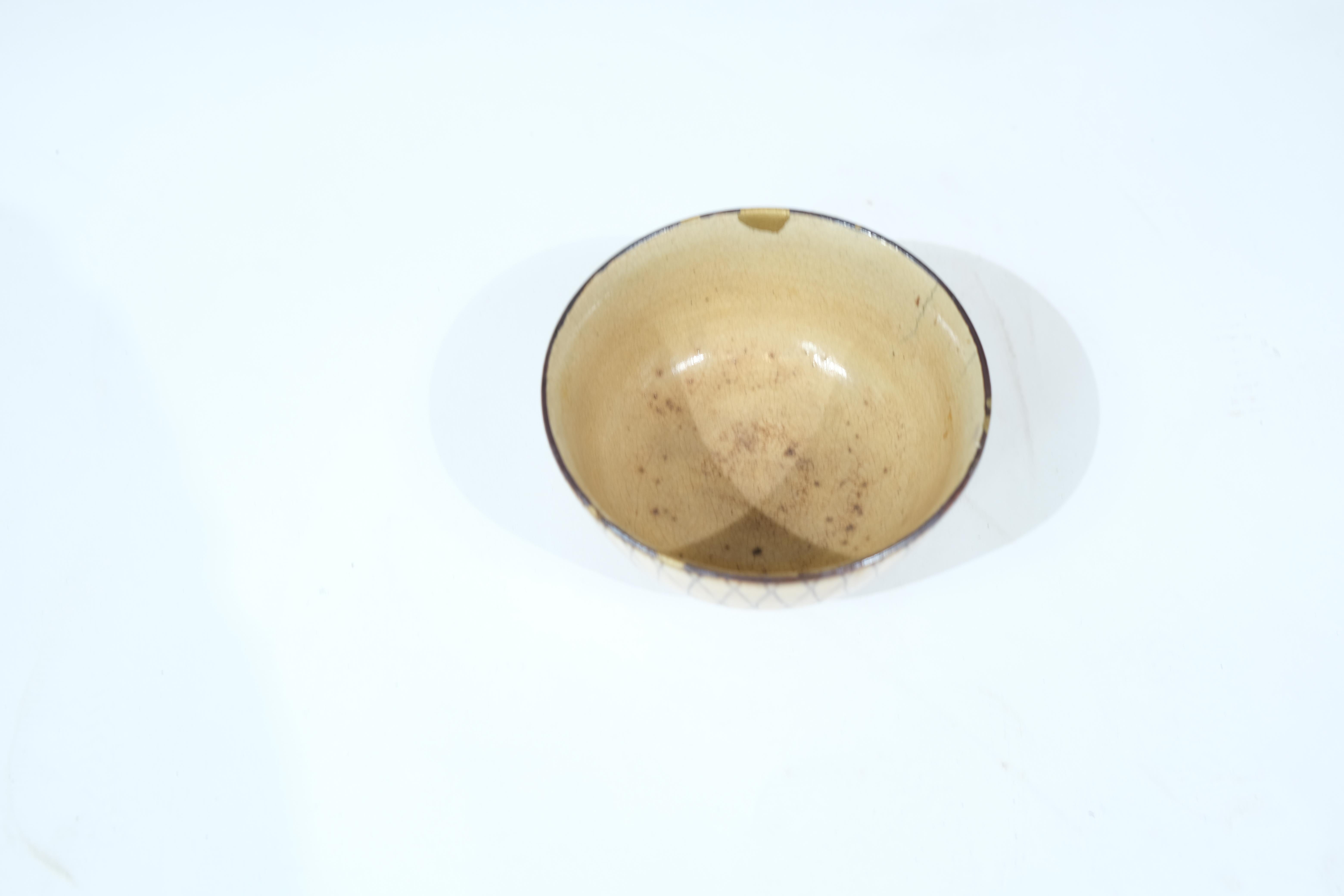 Japanese Teabowl, So Called Chawan, Late 19th C For Sale 6