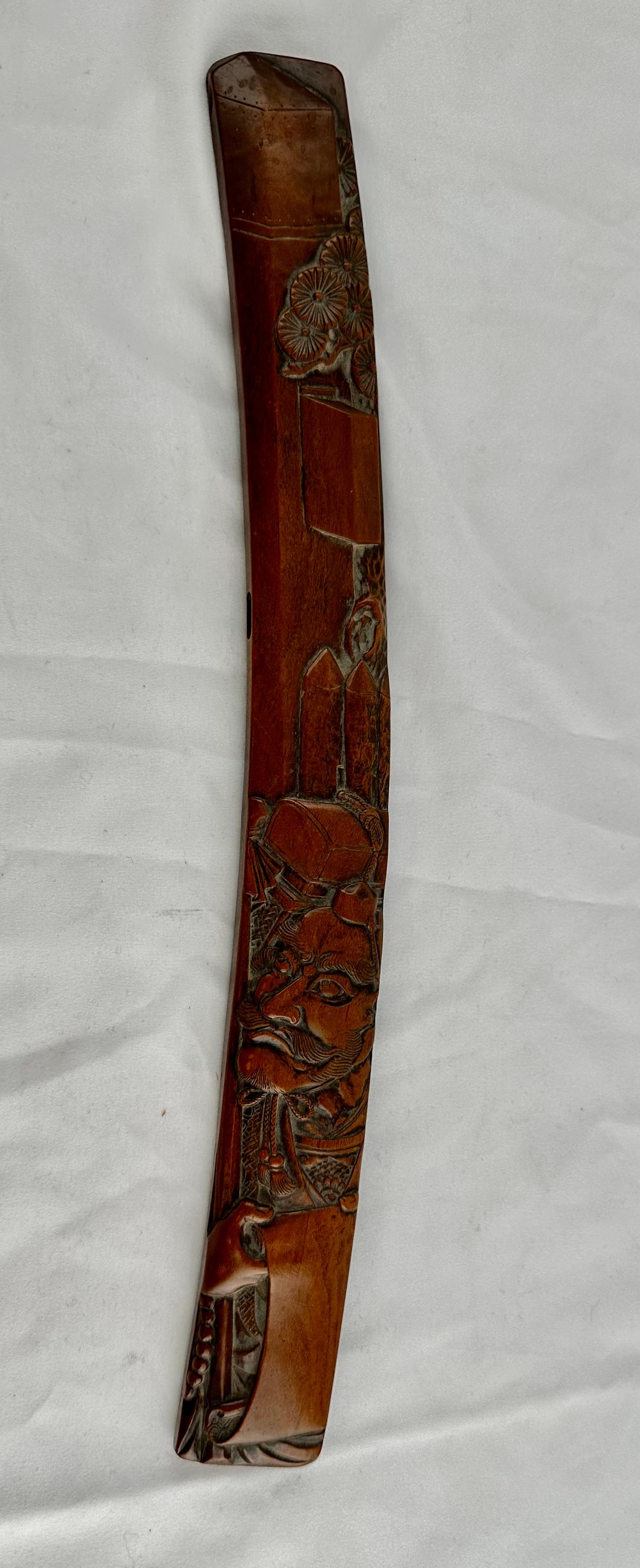 Japanese Wooden Dagger, Late 19th C For Sale 4