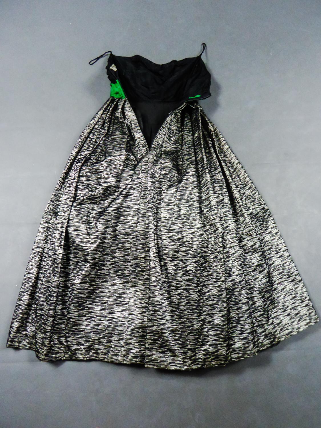 Noir Robe de soirée A Jean Allen, Londres, circa 1955/1960 en vente