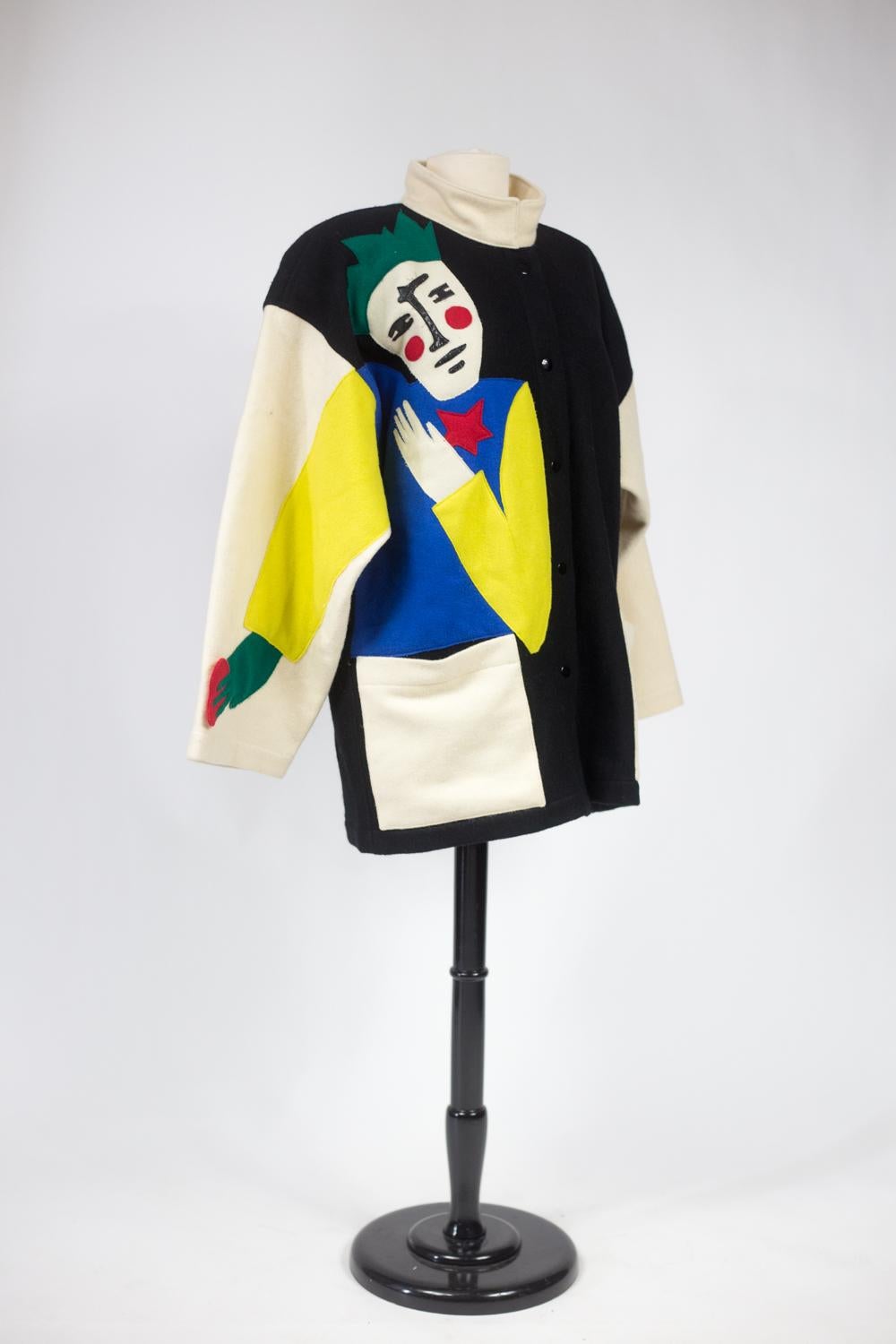 A Jean-Charles Castelbajac Caban Coat KO & CO Circa 1985 3