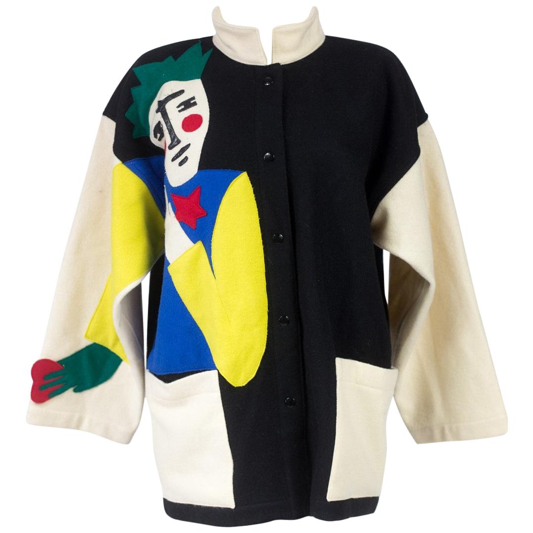 A Jean-Charles Castelbajac Caban Coat KO & CO Circa 1985